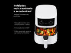 Fritadeira Sem Óleo Air Fryer 4.2L Branca 645FL