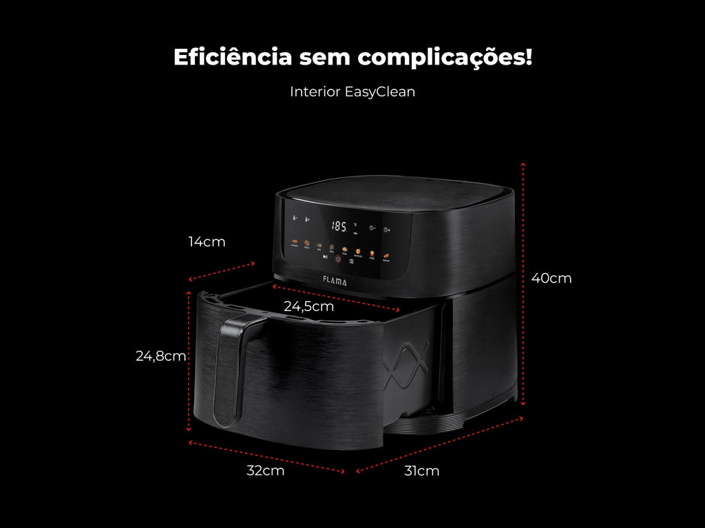 Fritadeira Sem Óleo Air Fryer 8L 648FL
