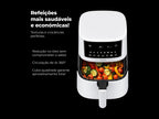 Fritadeira Sem Óleo Air Fryer 4.2L Branca 657FL