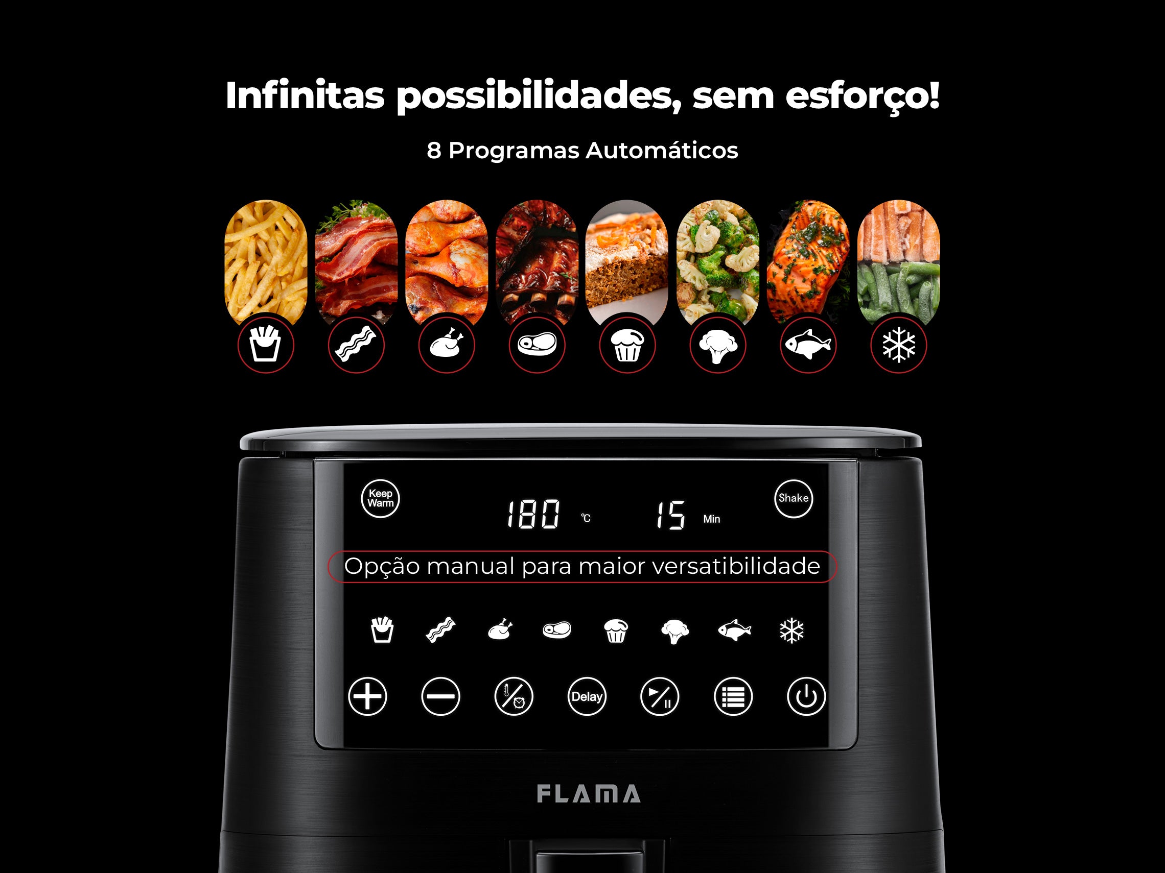 Fritadeira Sem Óleo Air Fryer 4.2L 658FL