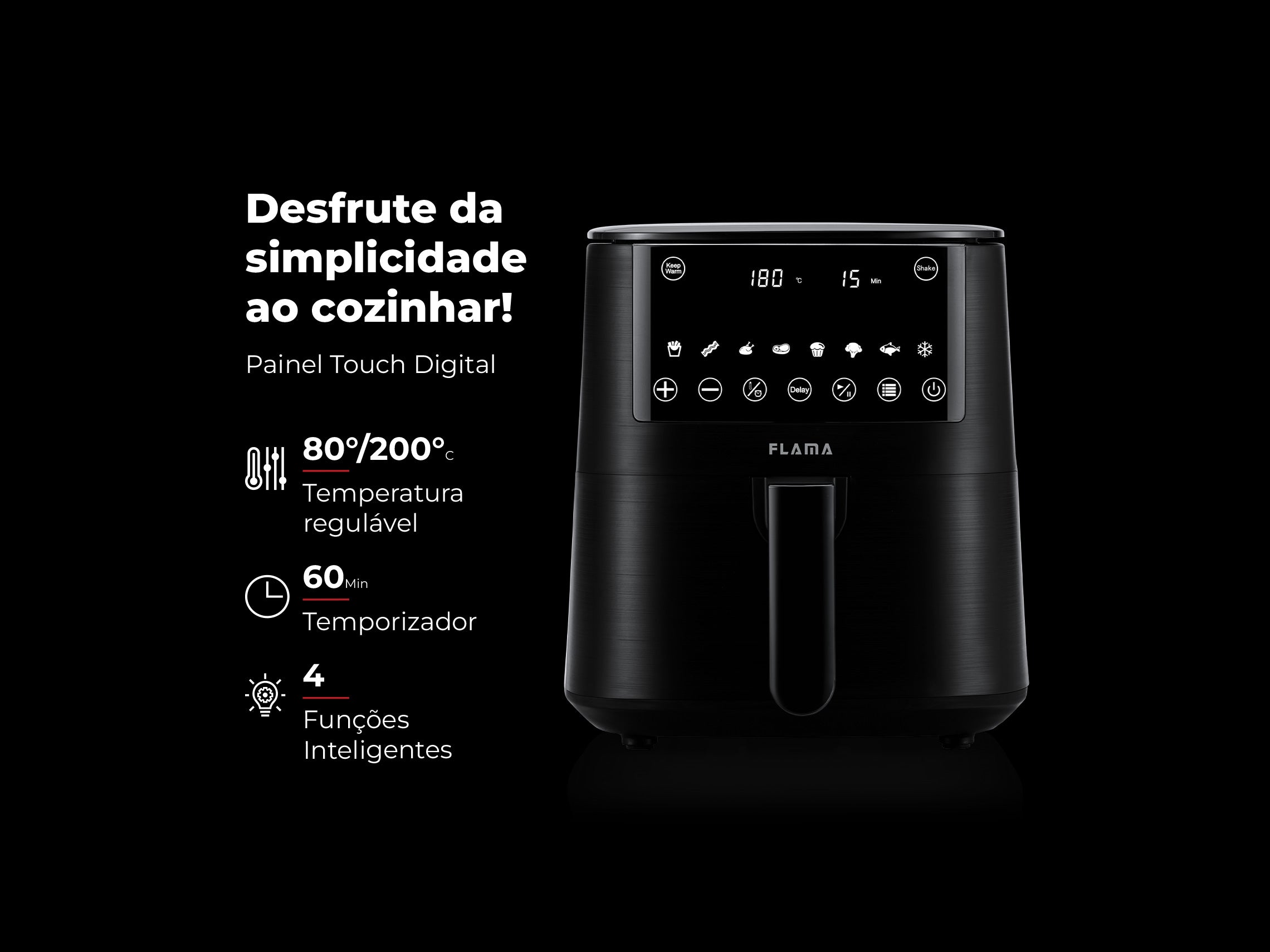 Fritadeira Sem Óleo Air Fryer 4.2L 658FL
