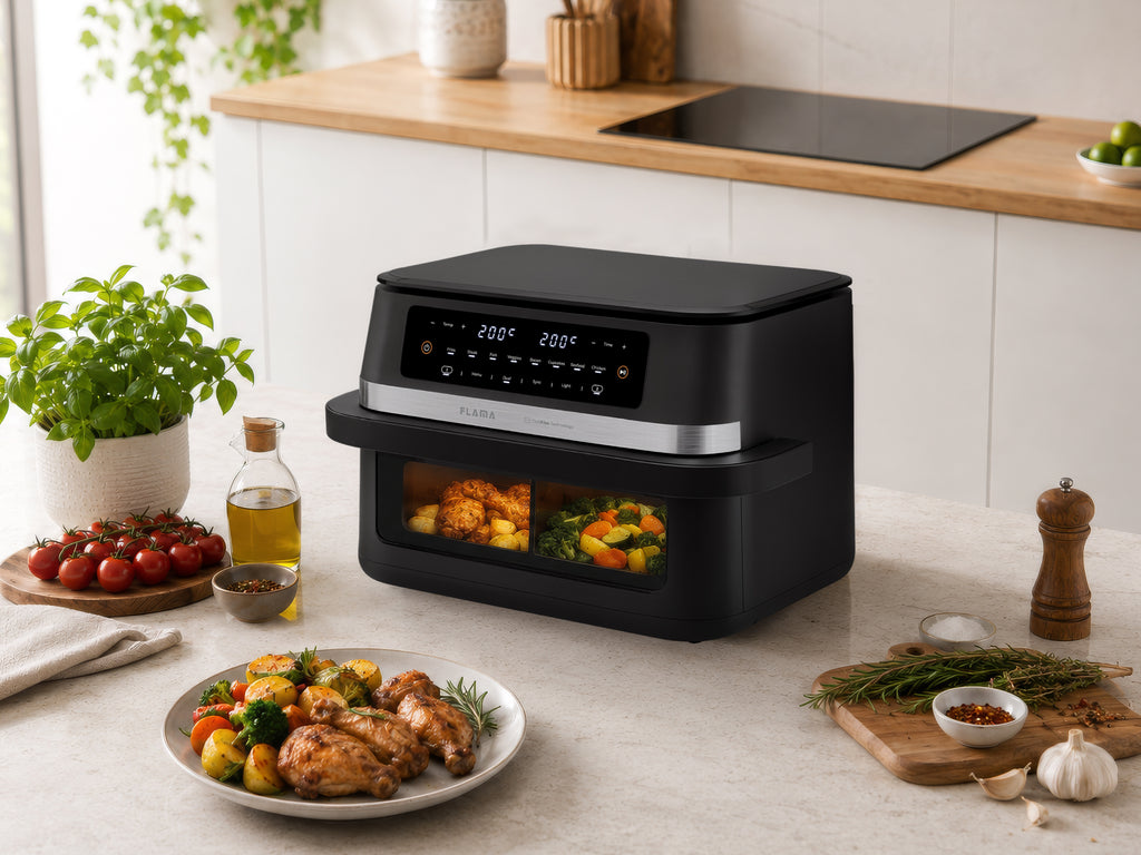 Fritadeira Sem Óleo Air Fryer Ceramic CrisperPlate Flex XXL 674FL