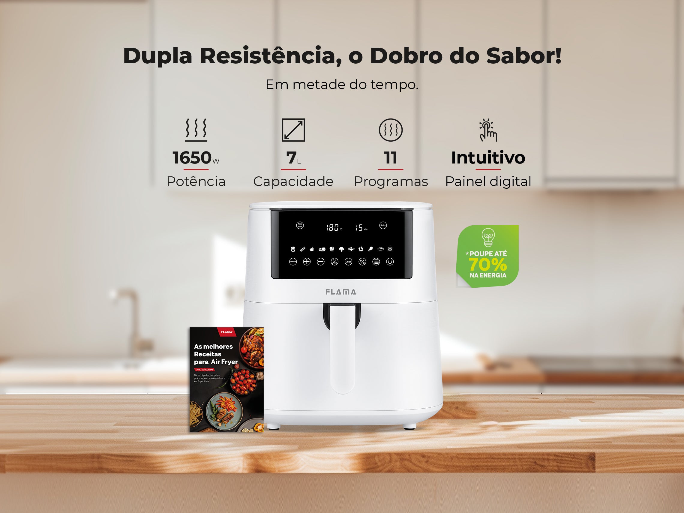 Fritadeira Sem Óleo Air Fryer 7L 681FL