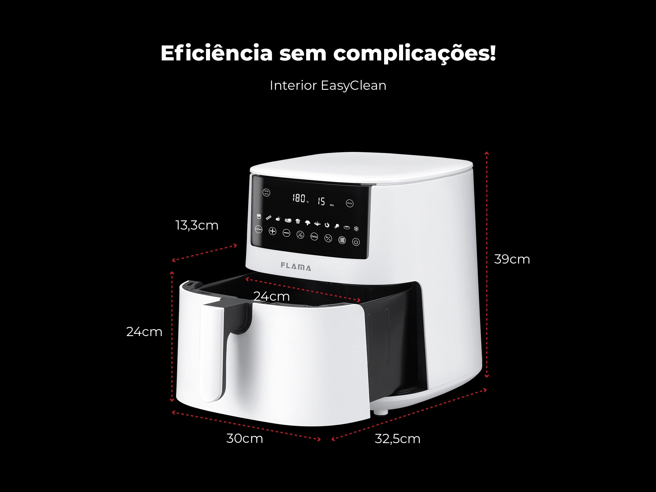 Fritadeira Sem Óleo Air Fryer 7L 681FL