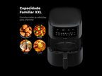 Fritadeira Sem Óleo Air Fryer 7L Preta 682FL