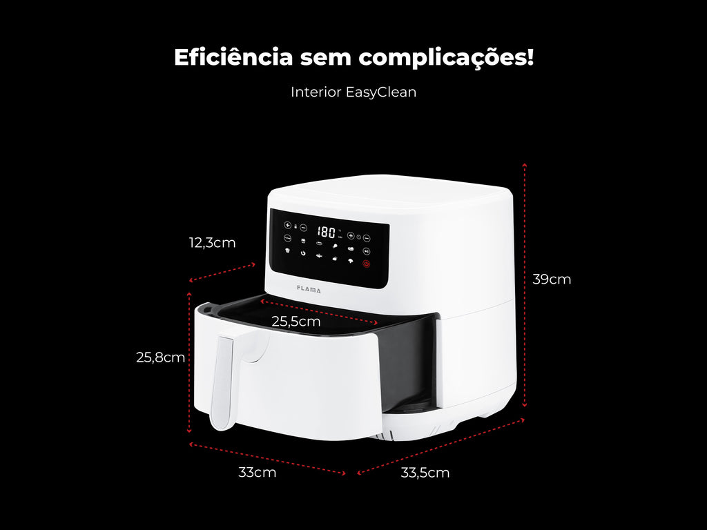 Fritadeira Sem Óleo Air Fryer Dupla Resistência 691FL