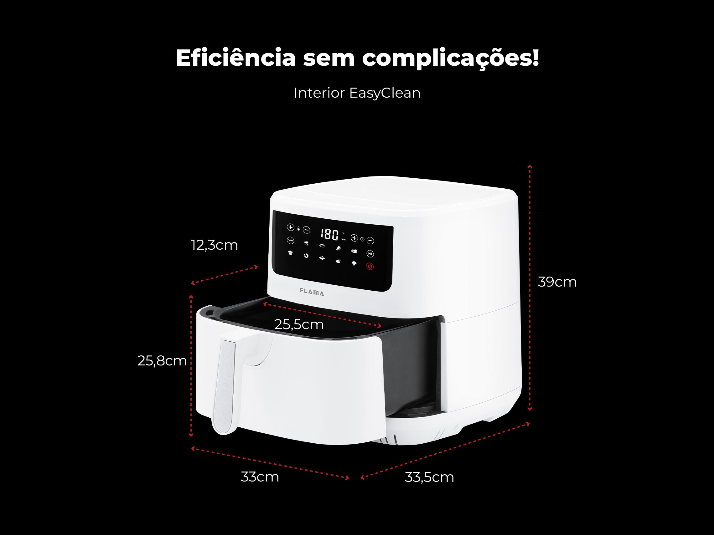 Fritadeira Sem Óleo Air Fryer Dupla Resistência 691FL