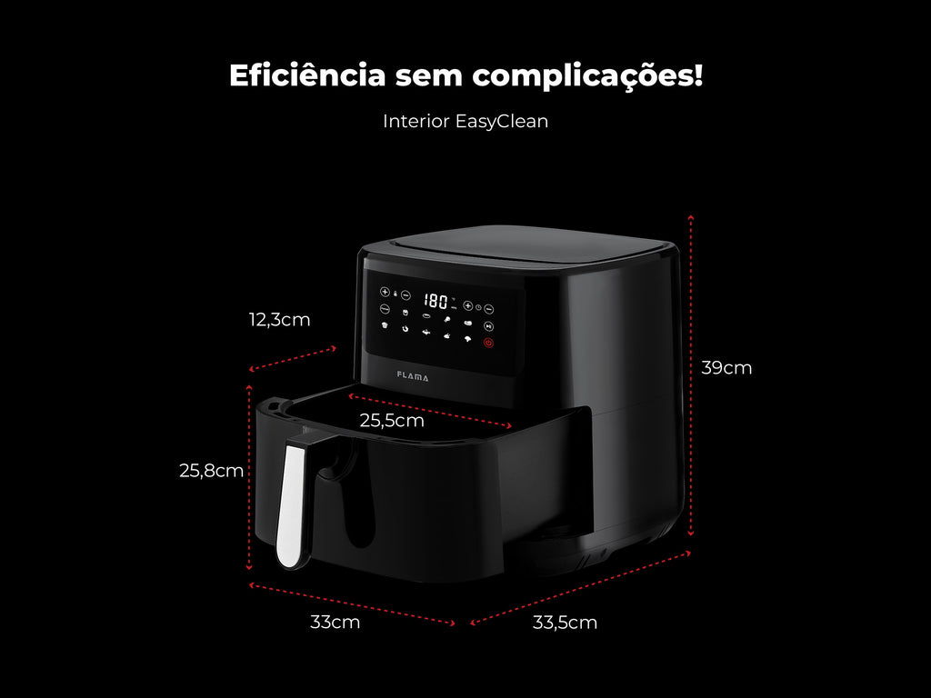 Fritadeira Sem Óleo Air Fryer Dupla Resistência 692FL