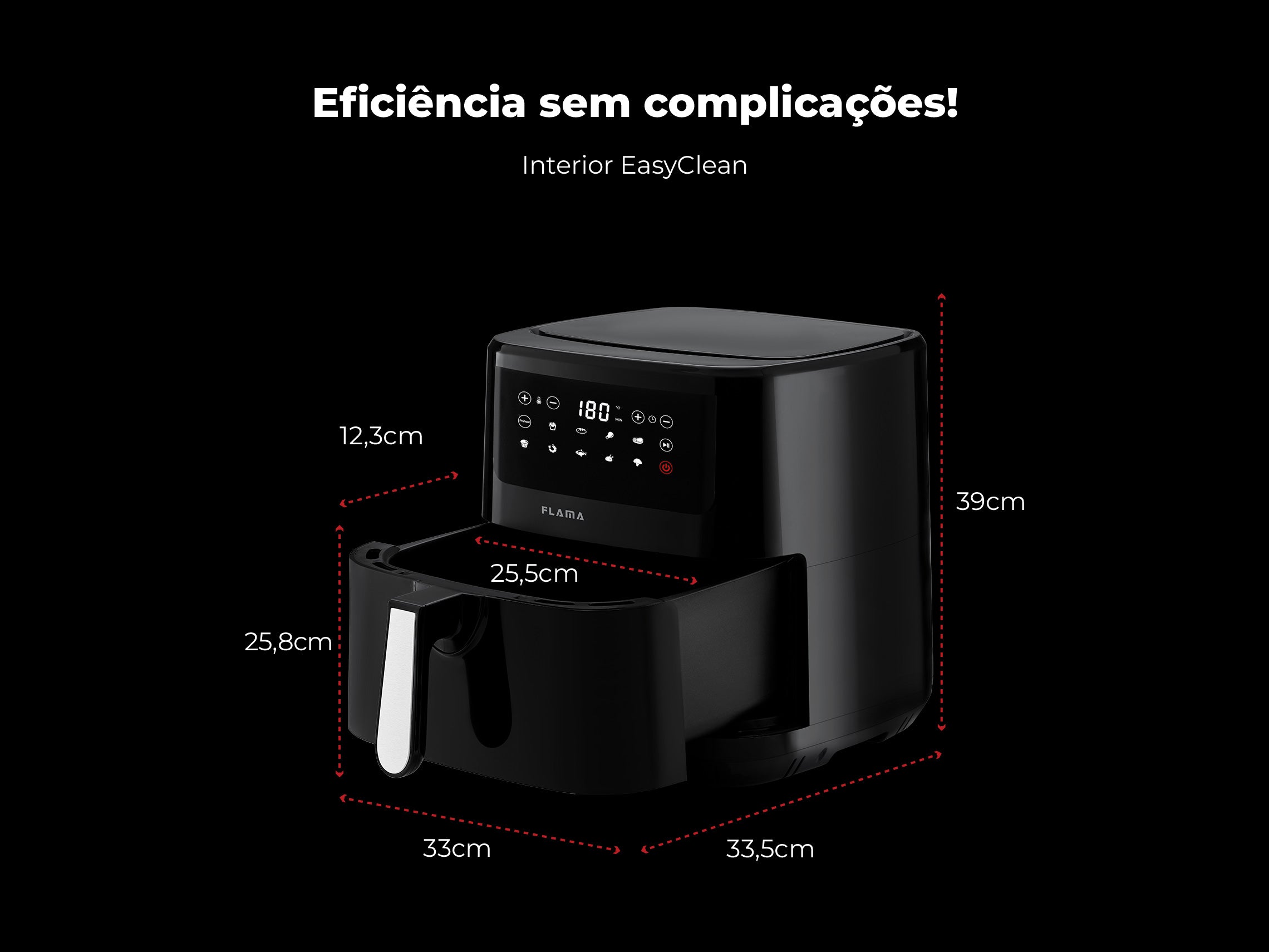 Fritadeira Sem Óleo Air Fryer Dupla Resistência 692FL