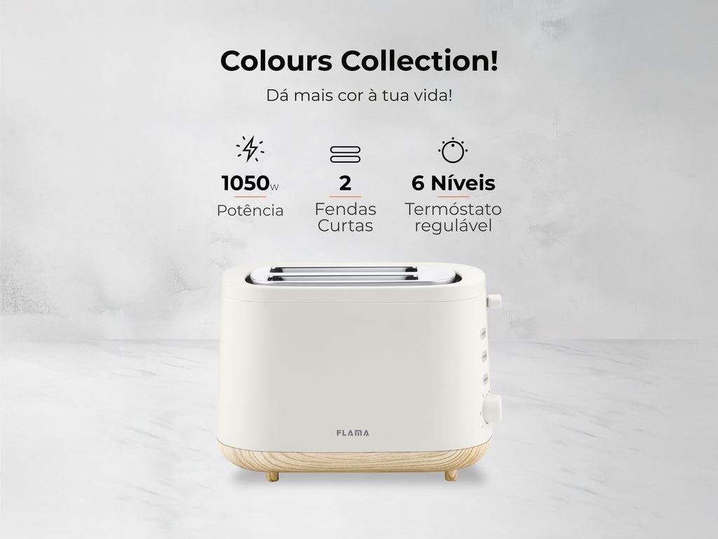Torradeira Pearl White 1050W 981FL
