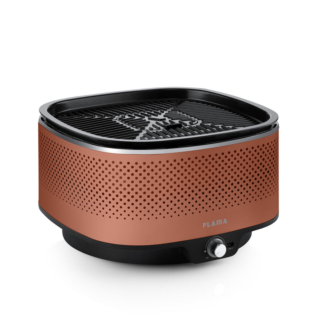 Grelhador a Carvão Mastergrill EVO Dome Terracotta 4017FL