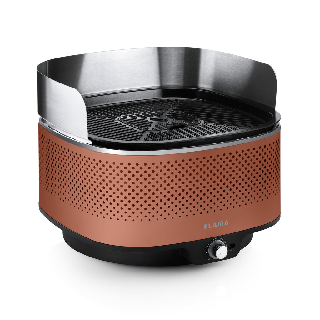 Grelhador a Carvão Mastergrill EVO Dome Terracotta 4017FL
