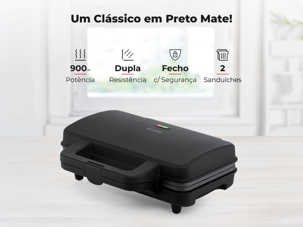 Sanduicheira Preta 900W 4971FL