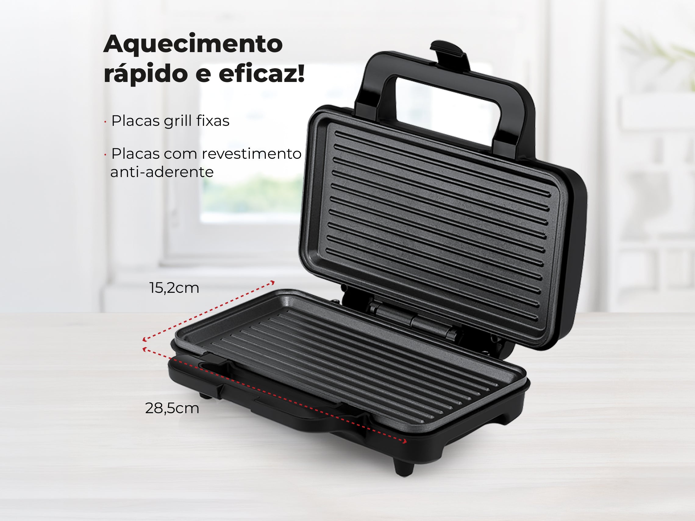 Sanduicheira Preta 900W 4971FL