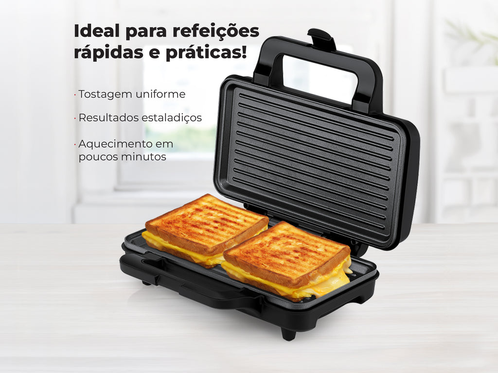 Sanduicheira Preta 900W 4971FL