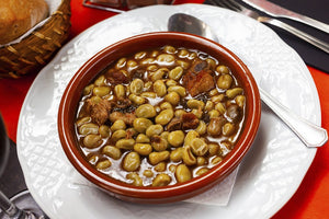 Favas estufadas com enchidos