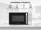Micro-ondas 20L Com Grill Inox 1815FL