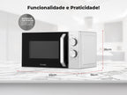 Micro-ondas 20L Com Grill Inox 1815FL