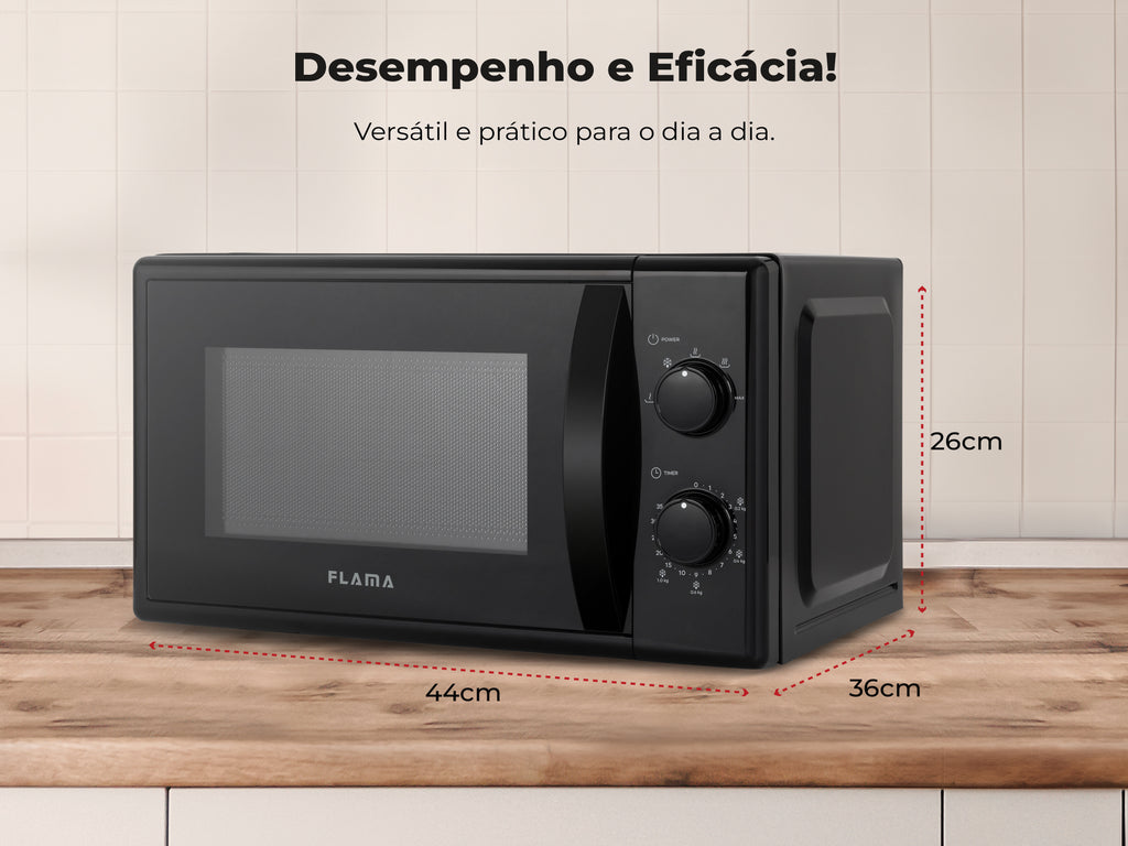 Micro-ondas 20L Preto 1834FL