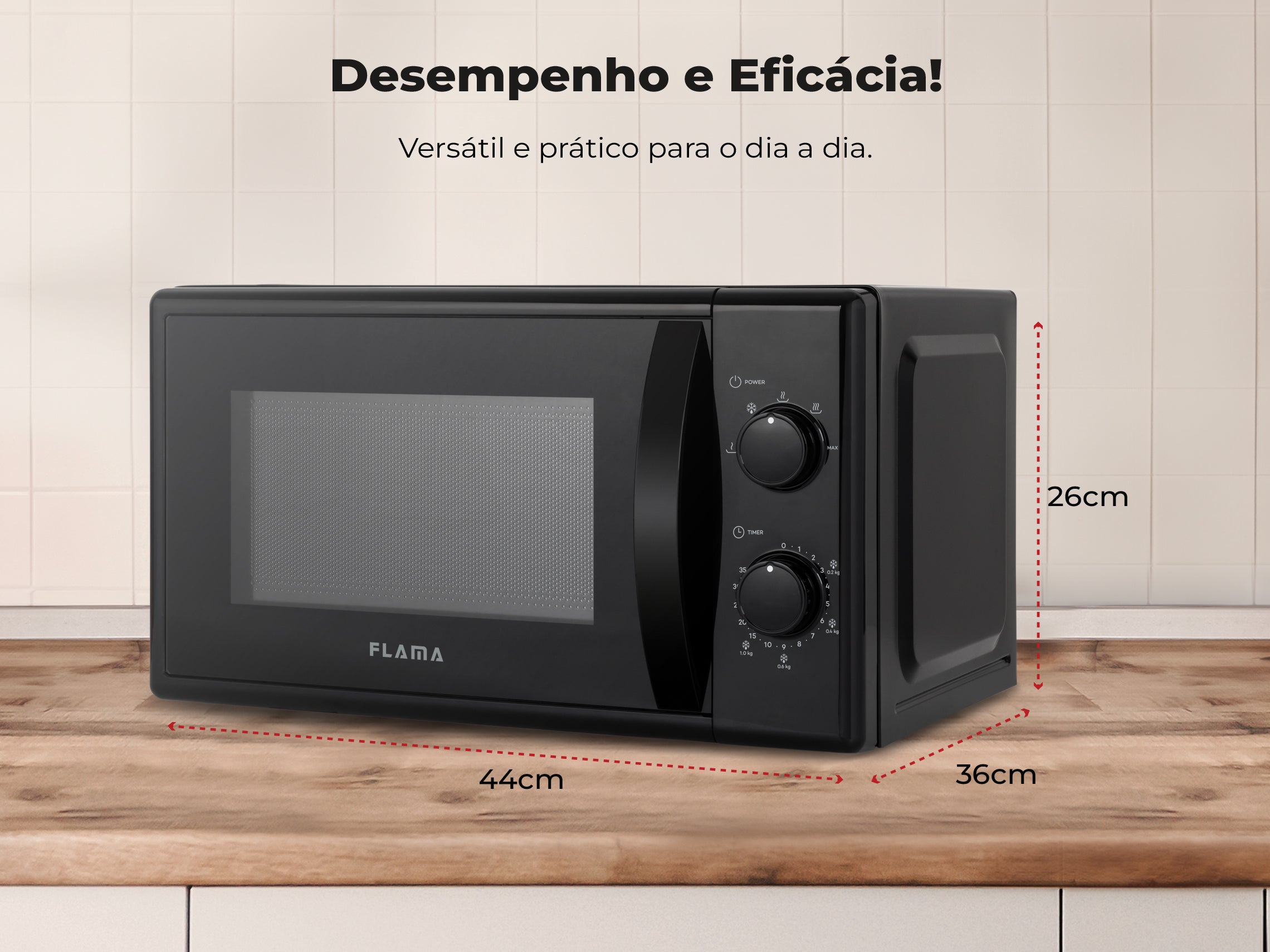 Micro-ondas 20L Preto 1834FL
