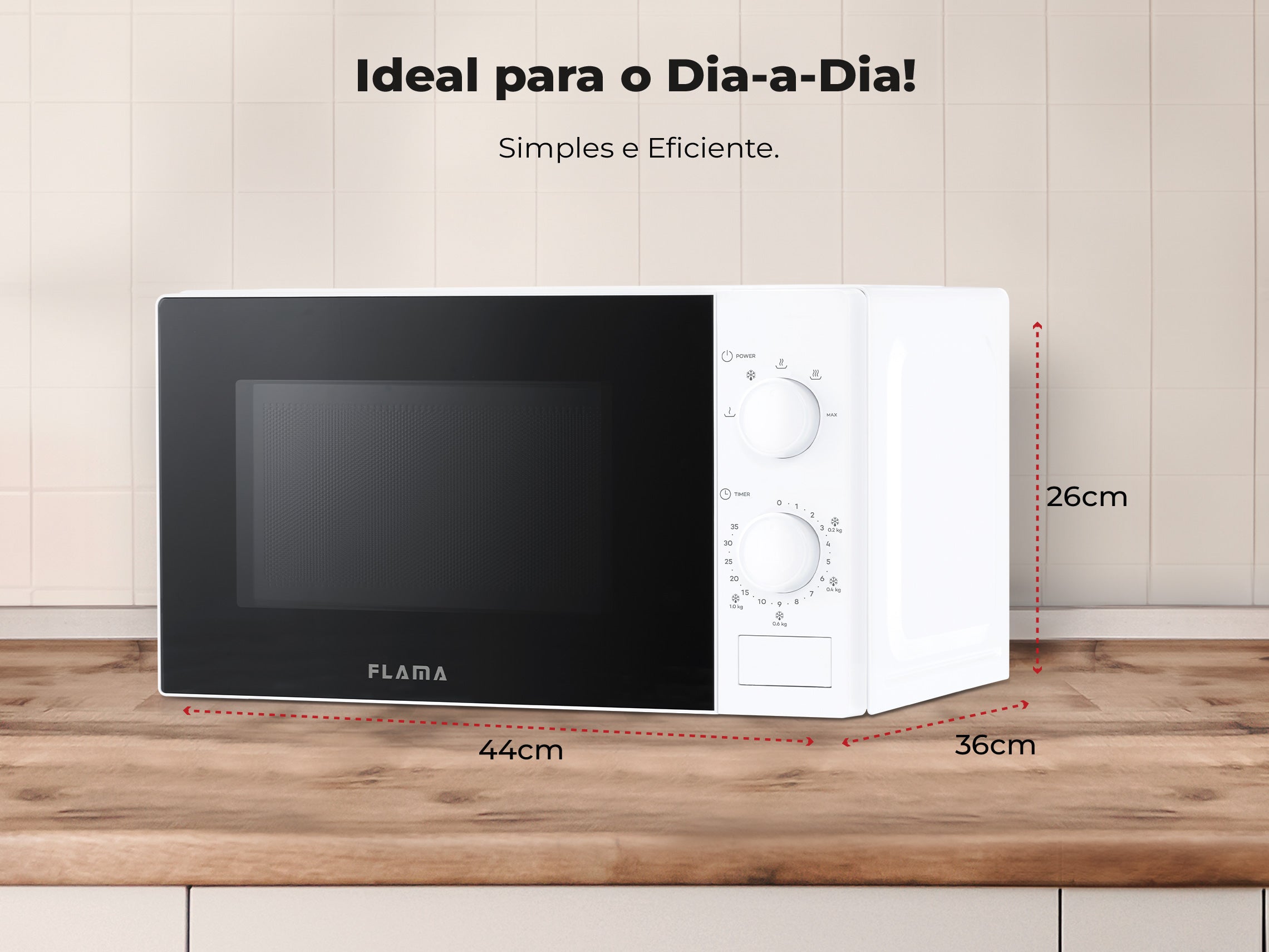 Micro-ondas 20L Branco 1847FL