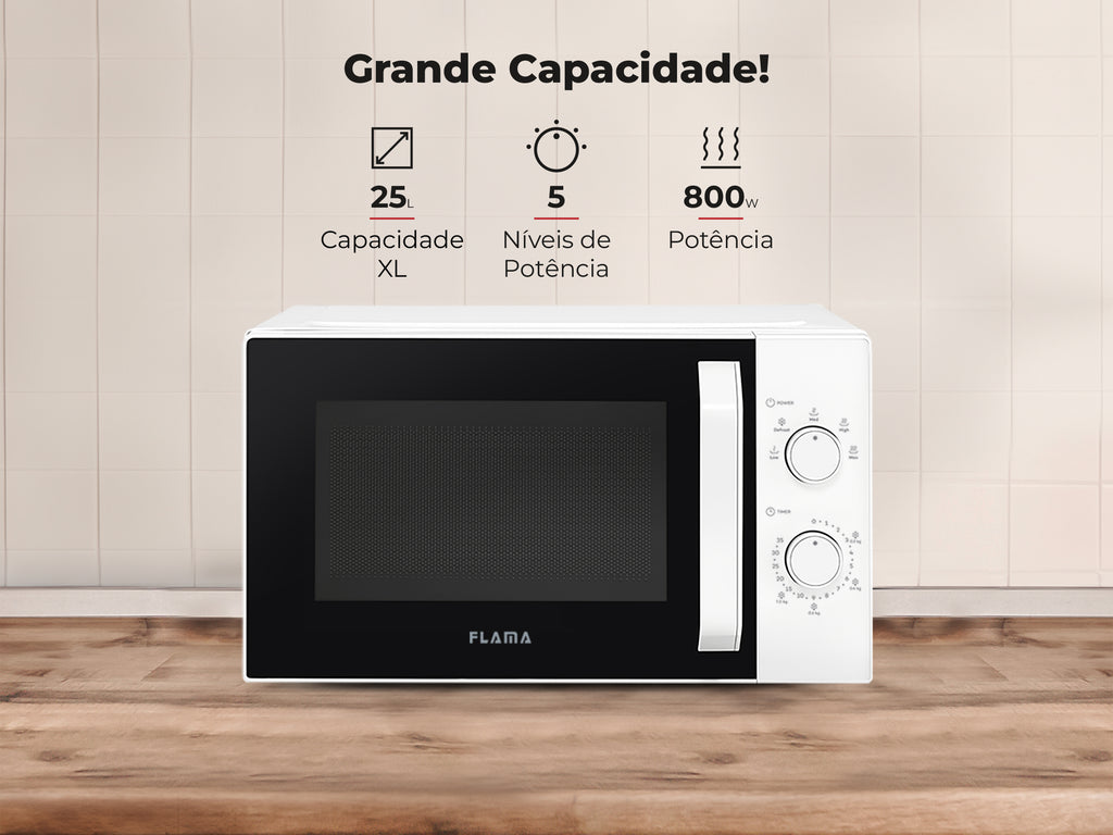 Micro-ondas 25L Branco 1855FL