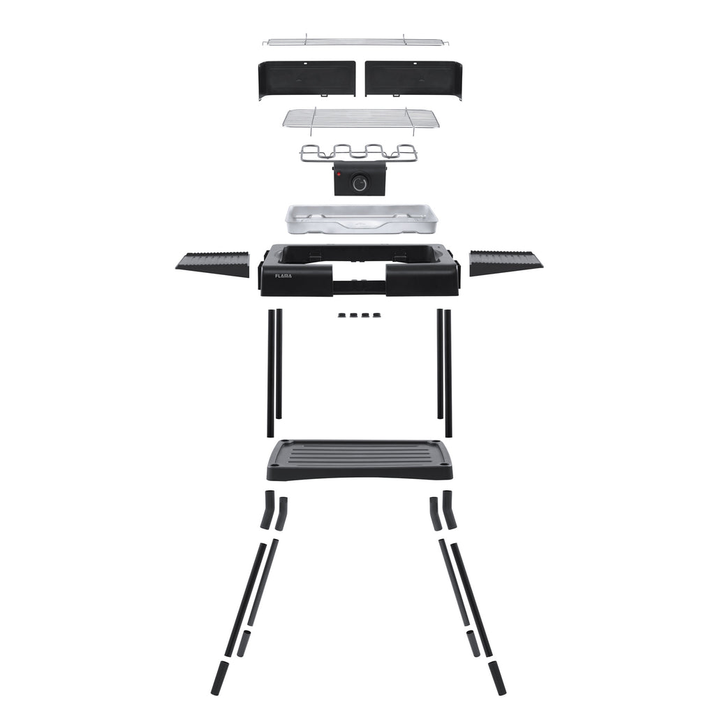 Grelhador Elétrico de Resistência Com Pés 2400W 4160FL