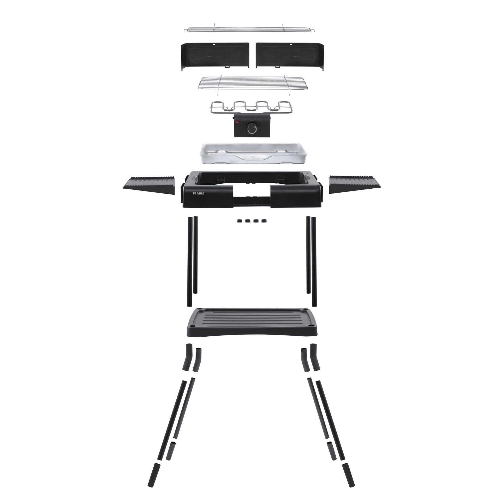 Grelhador Elétrico de Resistência Com Pés 2400W 4160FL
