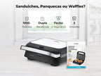 Sanduicheira Grill 3 em 1 Inox 1000W 4981FL