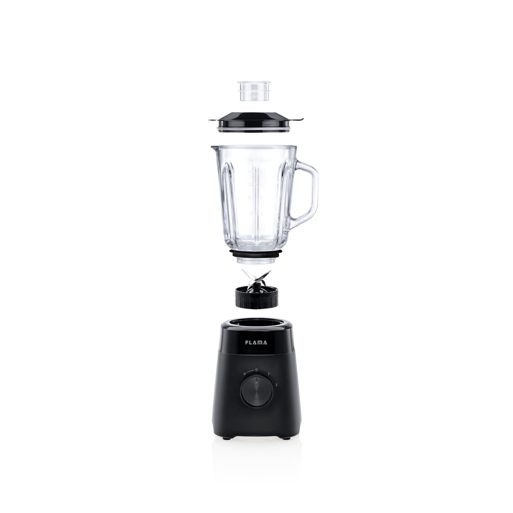 Liquidificadora 1000W Copo Vidro Preta 2232FL