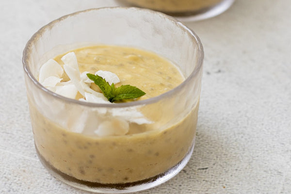 Mousse de manga e chia