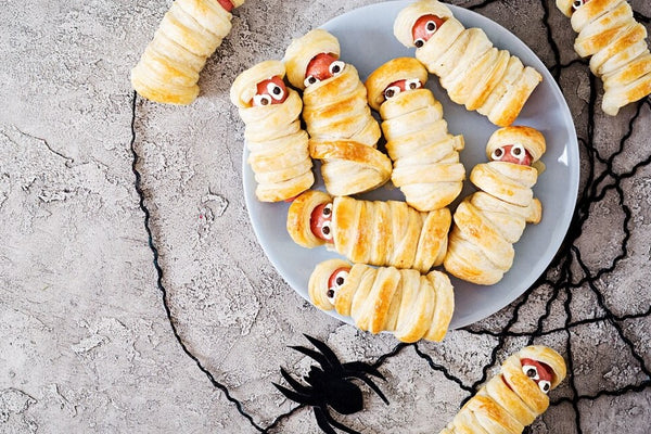 Halloween Múmias de Salsicha na Air fryer