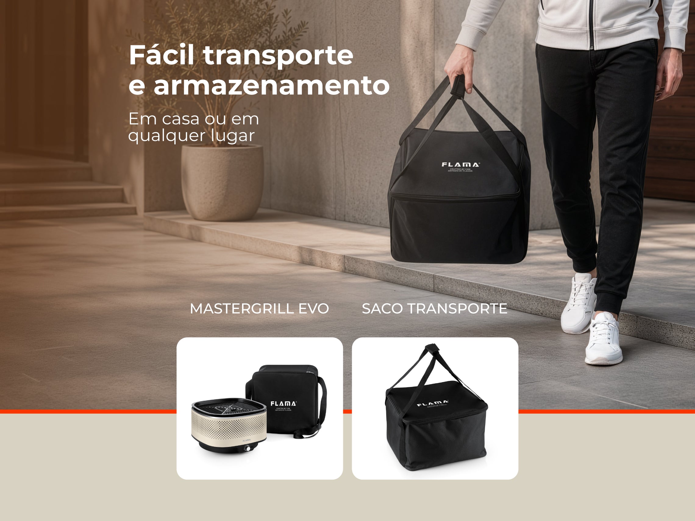 Grelhador a Carvão Mastergrill EVO Sand 4012FL
