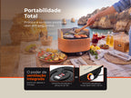 Grelhador a Carvão Mastergrill EVO Terracotta 4013FL